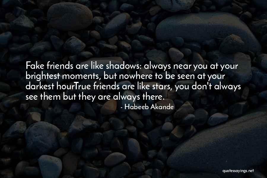 Friends Like Stars Quotes By Habeeb Akande Friends Like Stars Quotes By Habeeb Akande