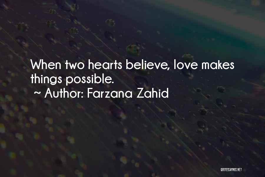 Friends Love Quotes By Farzana Zahid