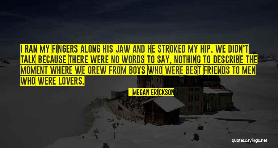 Friends Lovers Quotes By Megan Erickson