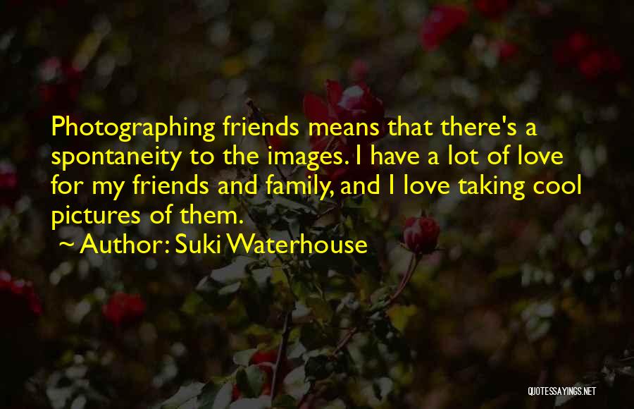 Friends Means Family Quotes By Suki Waterhouse