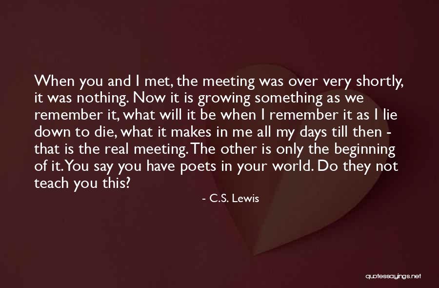 Friends Not Growing Up Quotes By C.S. Lewis Friends Not Growing Up Quotes By C.S. Lewis