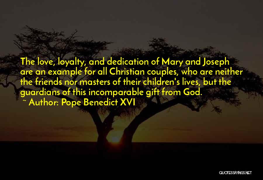Friends Not Masters Quotes By Pope Benedict XVI