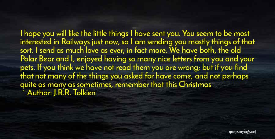 Friends On Christmas Quotes By J.R.R. Tolkien