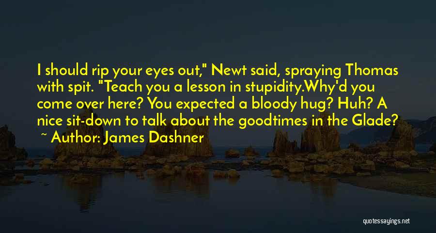 Friends Only In Good Times Quotes By James Dashner