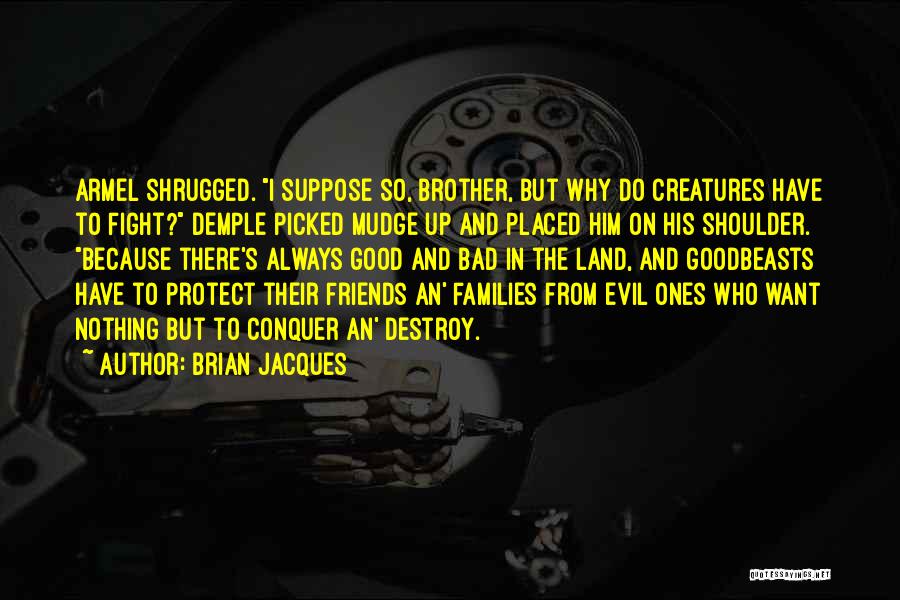 Friends Protect Quotes By Brian Jacques