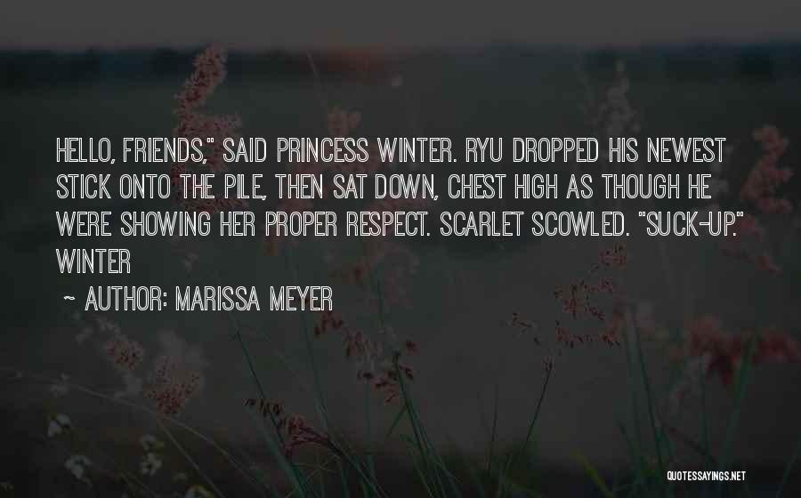 Friends Showing Up Quotes By Marissa Meyer