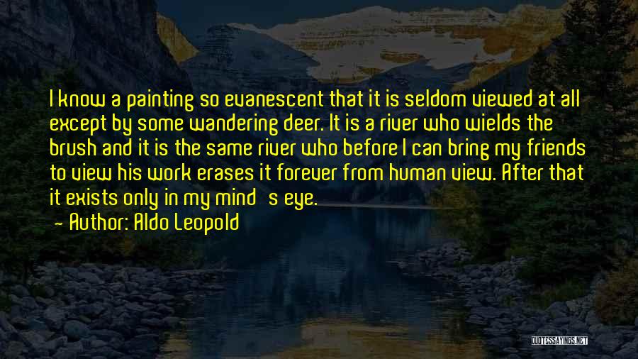 Friends Since Forever Quotes By Aldo Leopold