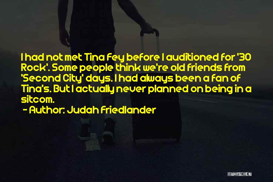 Friends Sitcom Quotes By Judah Friedlander