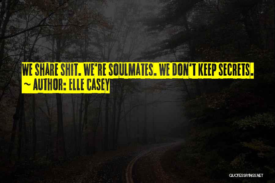 Friends Soulmates Quotes By Elle Casey