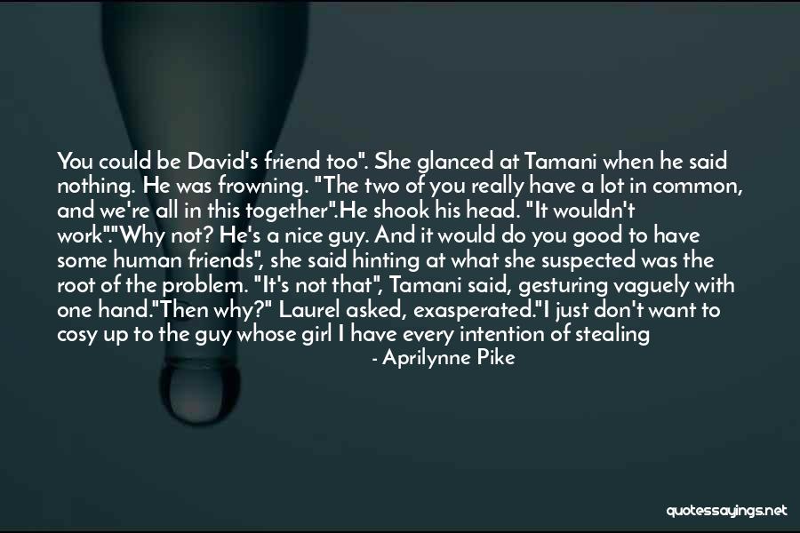 Friends Stealing Your Girl Quotes By Aprilynne Pike Friends Stealing Your Girl Quotes By Aprilynne Pike
