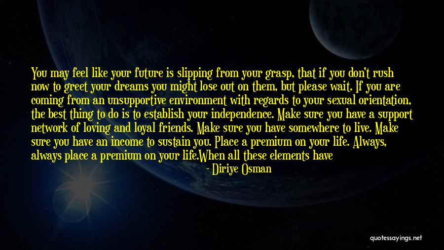 Friends Support Each Other Quotes By Diriye Osman Friends Support Each Other Quotes By Diriye Osman