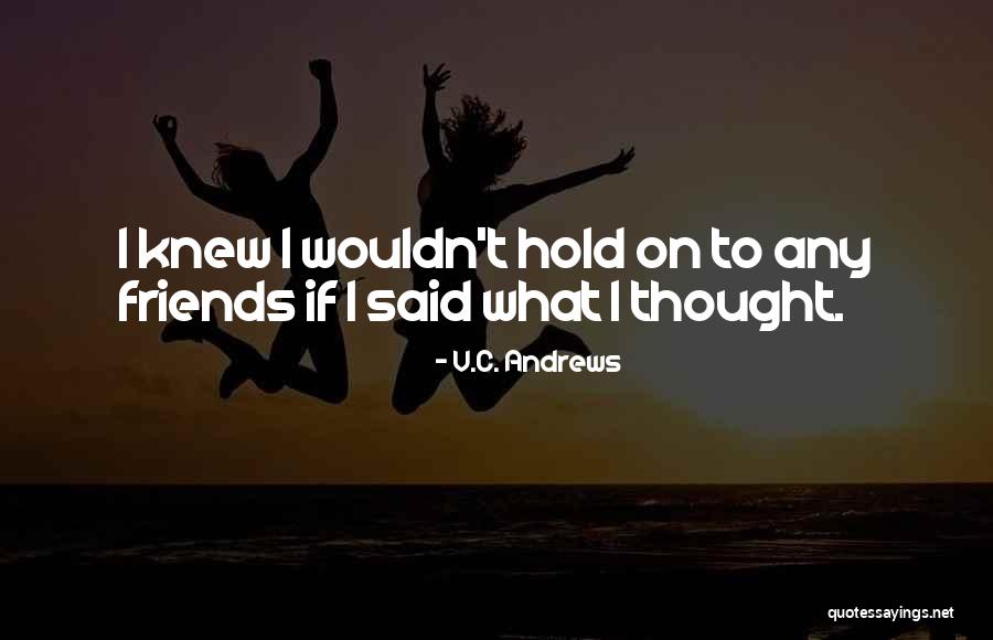 Friends T.v Quotes By V.C. Andrews Friends T.v Quotes By V.C. Andrews