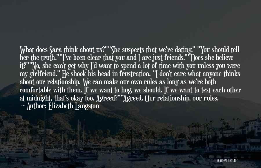 Friends Tell The Truth Quotes By Elizabeth Langston