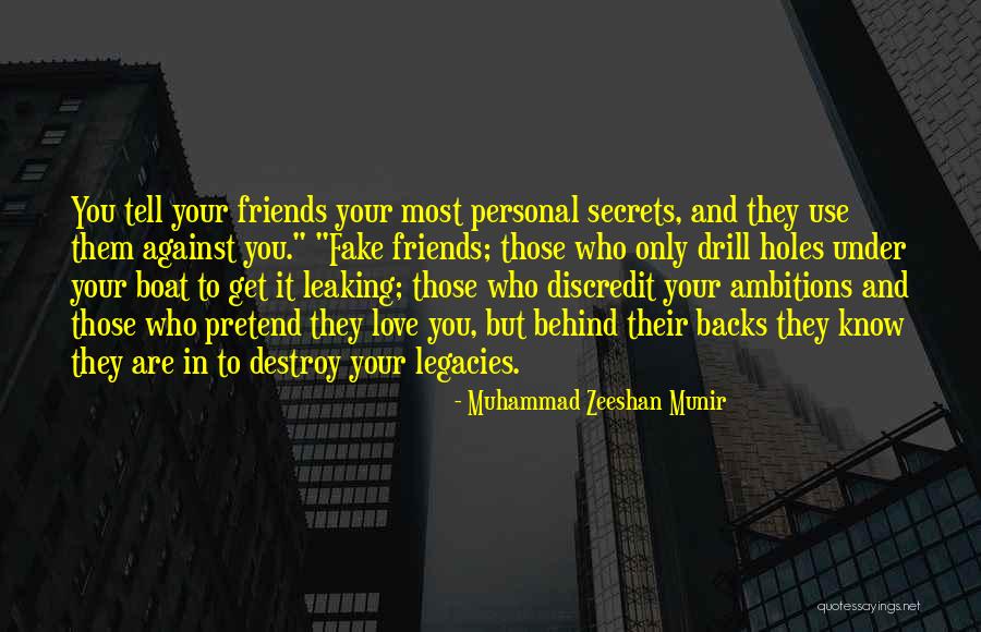 Friends That Only Use You Quotes By Muhammad Zeeshan Munir