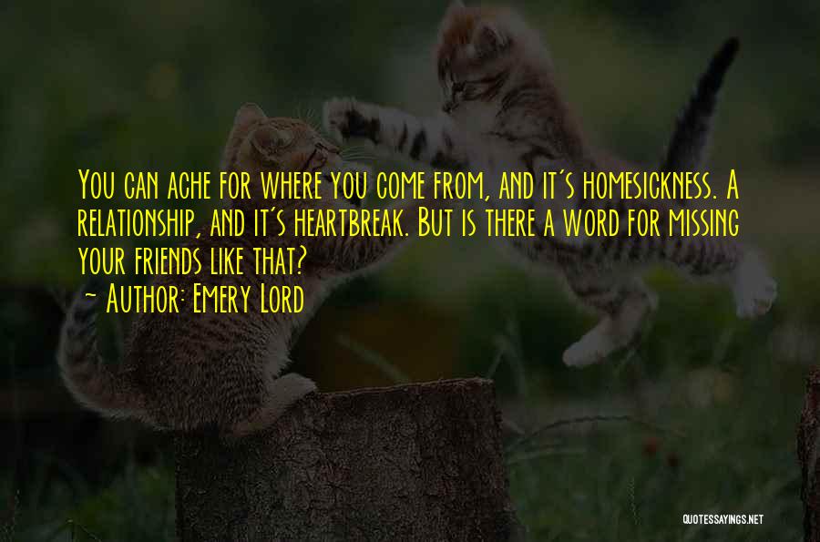 Friends There For You Quotes By Emery Lord
