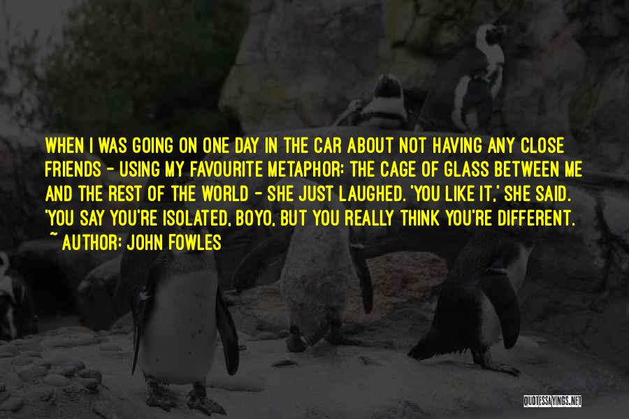 Friends Using Friends Quotes By John Fowles