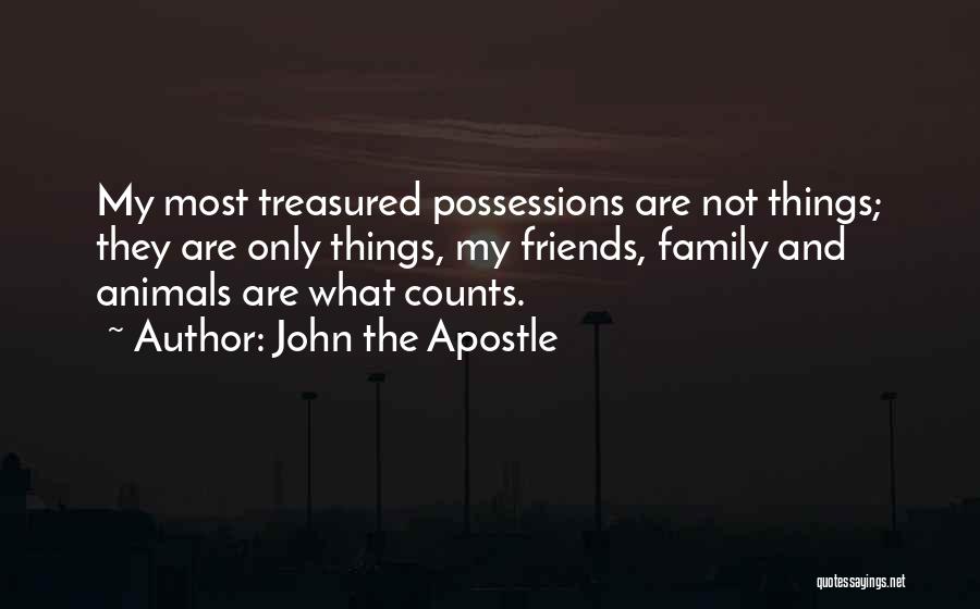 Friends Versus Family Quotes By John The Apostle