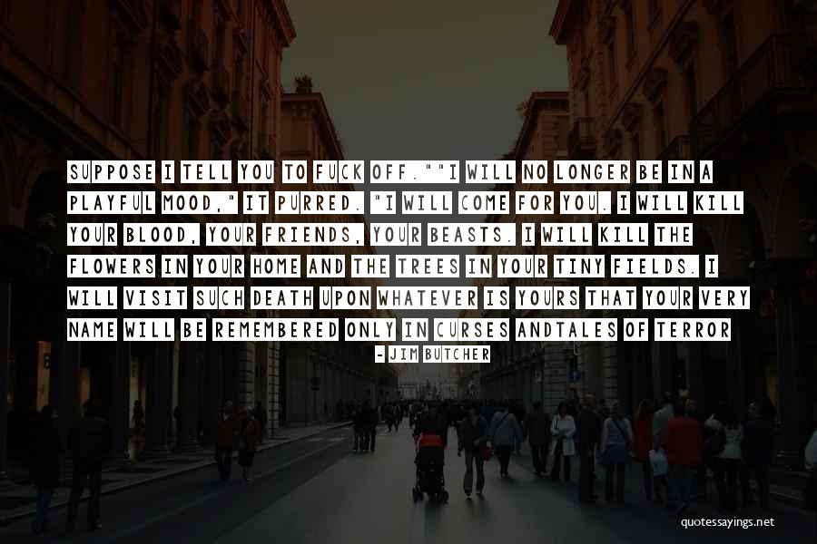 Friends Visit Quotes By Jim Butcher Friends Visit Quotes By Jim Butcher