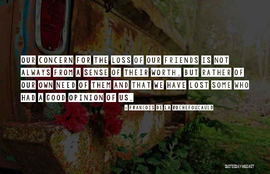 Friends We Lost Quotes By Francois De La Rochefoucauld