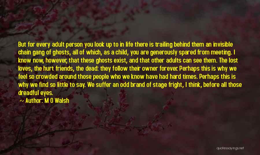 Friends We Lost Quotes By M O Walsh