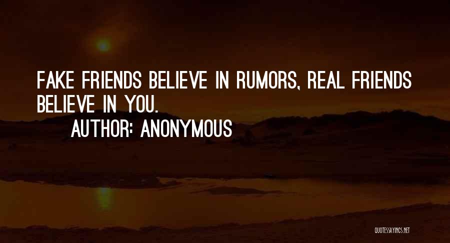 Friends Who Are Fake Quotes By Anonymous