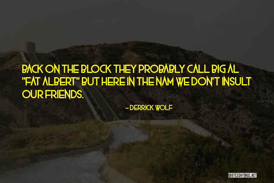 Friends Who Don't Call Quotes By Derrick Wolf