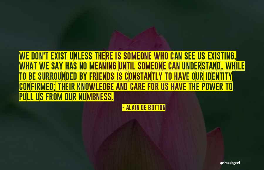 Friends Who Don't Care Quotes By Alain De Botton Friends Who Don't Care Quotes By Alain De Botton