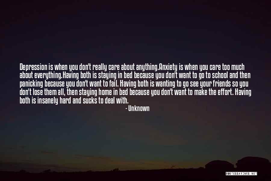 Friends Who Don't Care Quotes By Unknown Friends Who Don't Care Quotes By Unknown