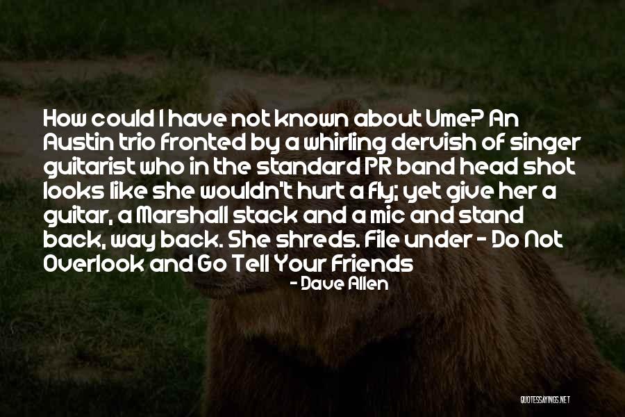 Friends Who Have Hurt You Quotes By Dave Allen Friends Who Have Hurt You Quotes By Dave Allen