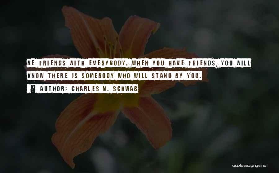 Friends Who Know You Quotes By Charles M. Schwab