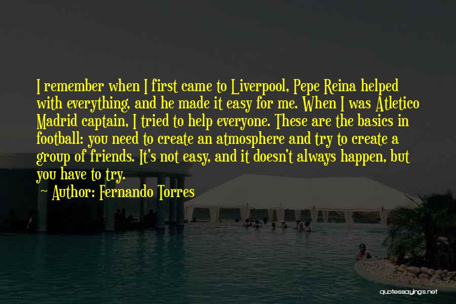 Friends Who Need Help Quotes By Fernando Torres