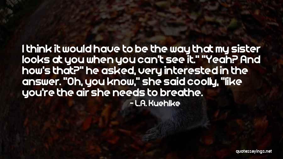 Friends Who Needs Them Quotes By L.A. Kuehlke