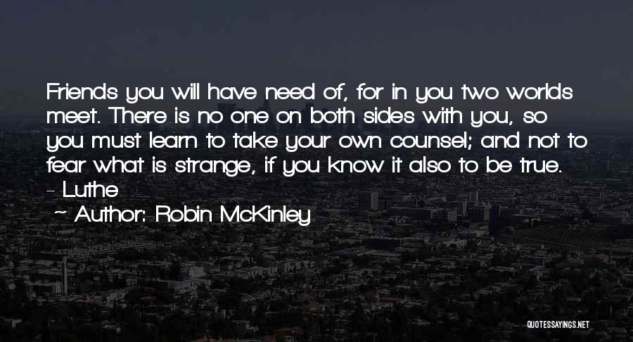 Friends Will Be There For You Quotes By Robin McKinley