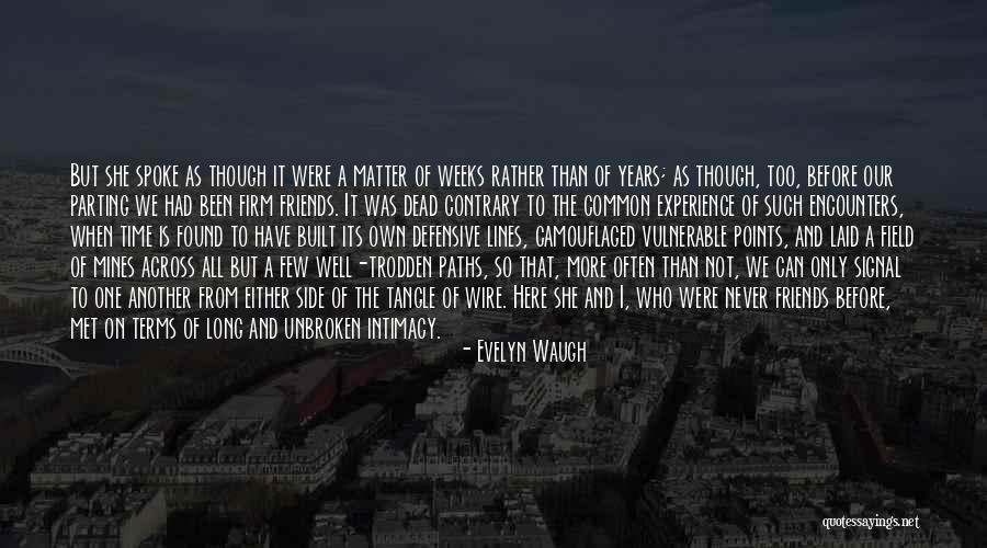 Friends You Have Never Met Quotes By Evelyn Waugh