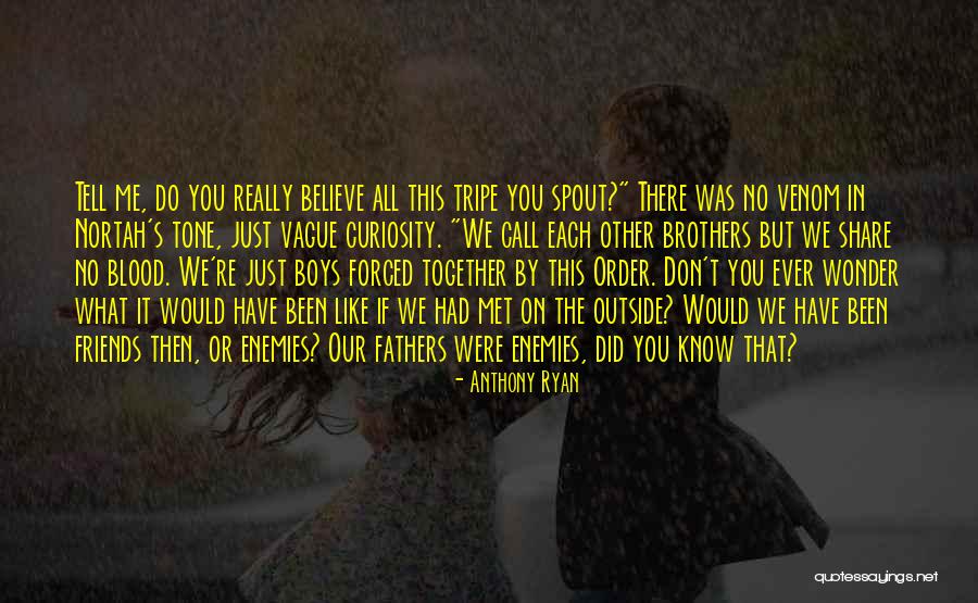 Friends You Just Met Quotes By Anthony Ryan