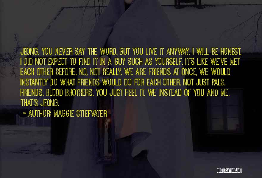 Friends You Never Met Quotes By Maggie Stiefvater