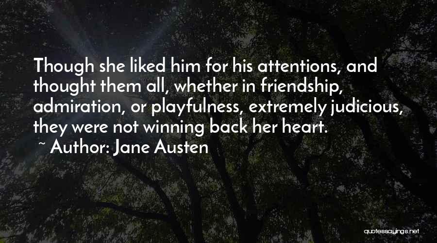 Friendship And Admiration Quotes By Jane Austen