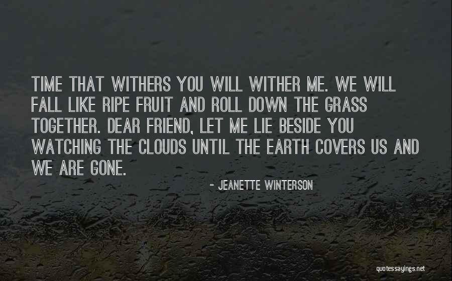 Friendship And Death Quotes By Jeanette Winterson