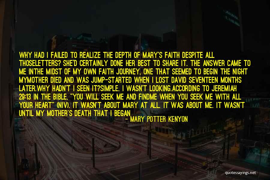 Friendship And Death Quotes By Mary Potter Kenyon