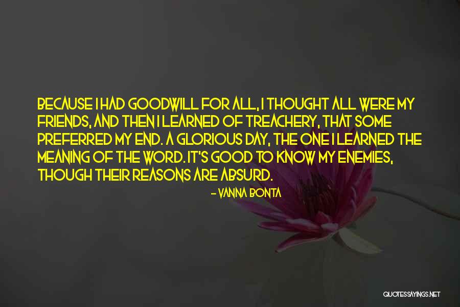 Friendship And Meaning Quotes By Vanna Bonta Friendship And Meaning Quotes By Vanna Bonta