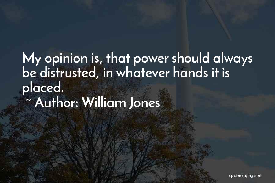 Friendship And Parties Quotes By William Jones