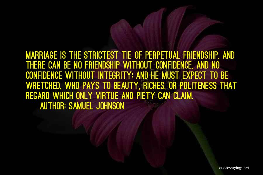 Friendship And Riches Quotes By Samuel Johnson
