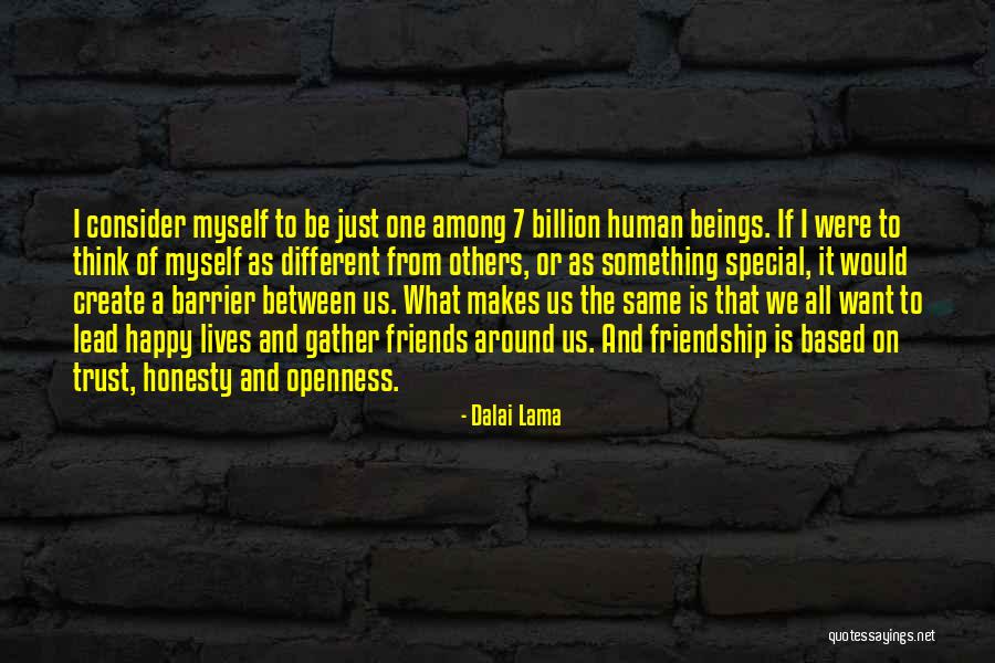 Friendship Based Quotes By Dalai Lama