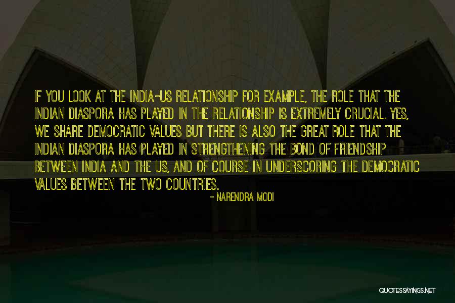 Friendship Between Two Countries Quotes By Narendra Modi Friendship Between Two Countries Quotes By Narendra Modi