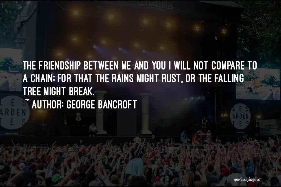 Friendship Break Up Quotes By George Bancroft