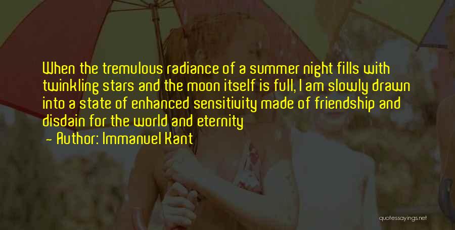 Friendship Eternity Quotes By Immanuel Kant