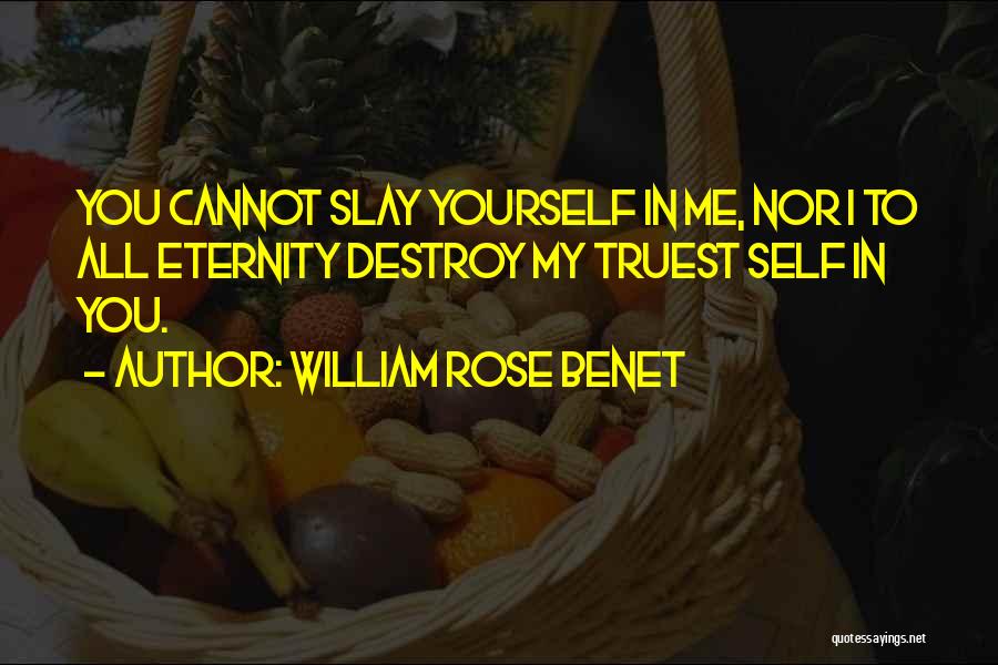 Friendship Eternity Quotes By William Rose Benet