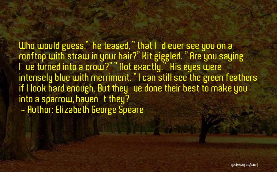 Friendship Feathers Quotes By Elizabeth George Speare