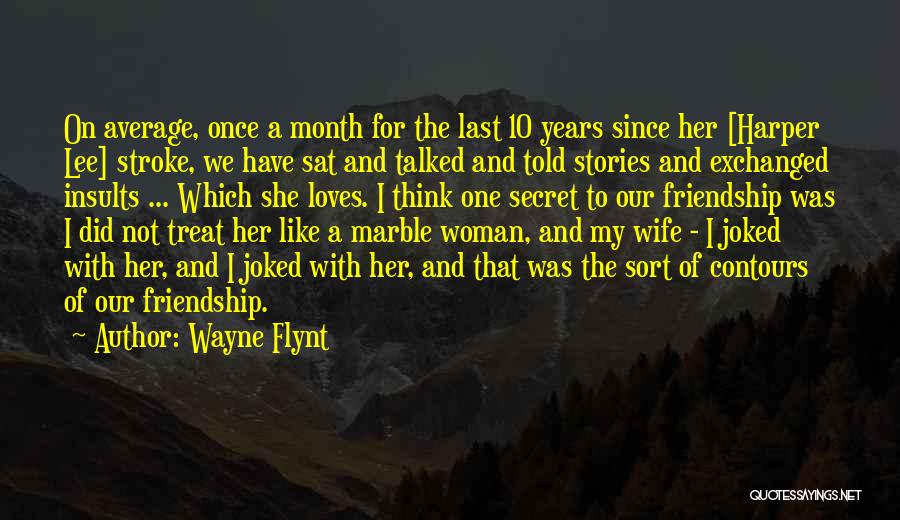 Friendship For Years Quotes By Wayne Flynt