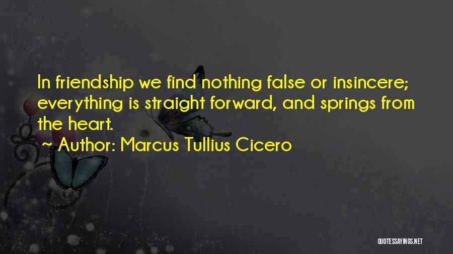 Friendship From Heart Quotes By Marcus Tullius Cicero